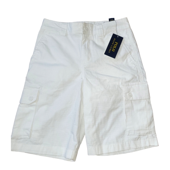 Polo Ralph Lauren Other - Boys Polo Ralph Lauren white cargo shorts NWT SIZE 10